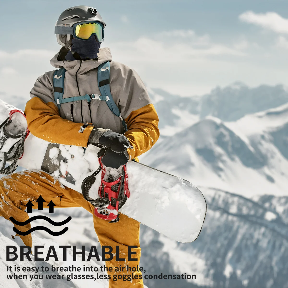 Scaldacollo invernale Ghetta Passamontagna caldo in pile polare Maschera integrale unisex Berretto sportivo invernale Copri viso da sci Scaldacollo