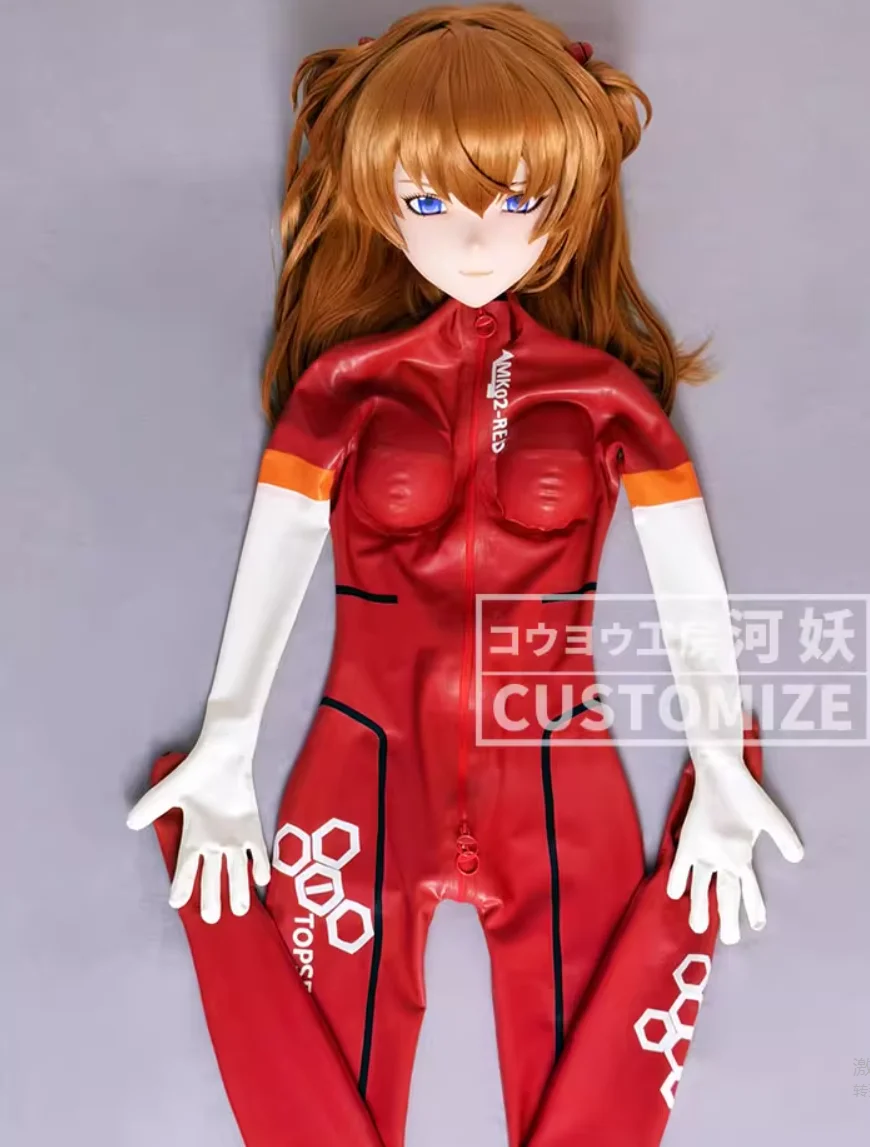 C-58-65 personalizza Full Head Resin Cartoon Cosplay personaggio giapponese Anime Role Play Crossdress Kigurumi Mask con guscio posteriore