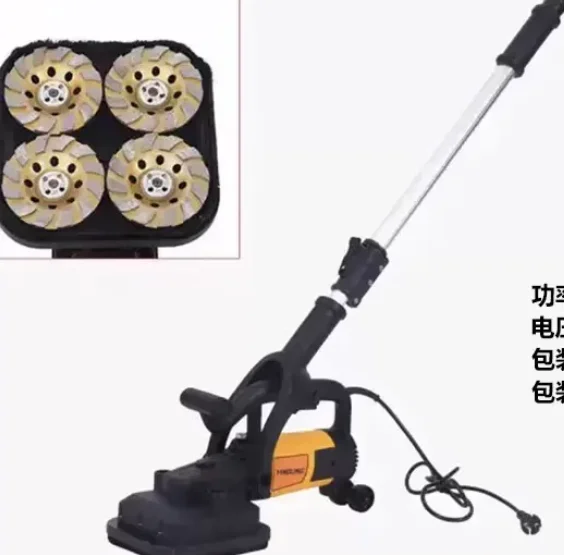 

3800 Вт ручная грубая шлифовальная машина, беспыльный пластилер, длинный стержень, полировальная шлифовальная машина для пола, шлифовальный станок для бетона