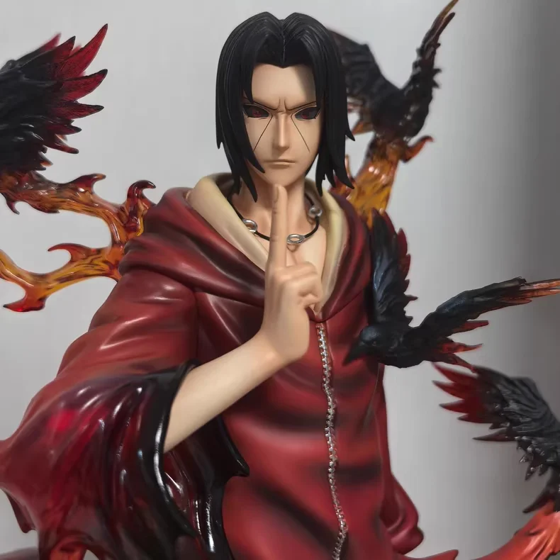1/6 NARUTO Uchiha Itachi Edo Tensei Anime Figure Peripheral Scene Glow Resin Statue Desktop Decorate Ornaments Birthday Gift Toy
