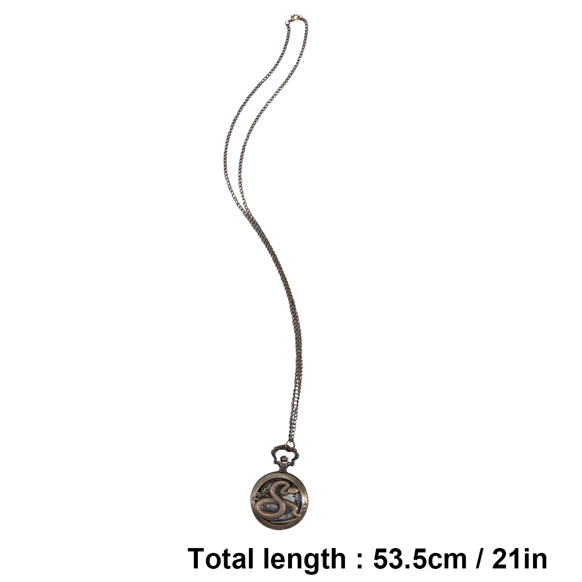 뱀의 해를 위한 1개의 빈티지 퀄츠 시계, 유니섹스 레트로 펜던트 타임피스