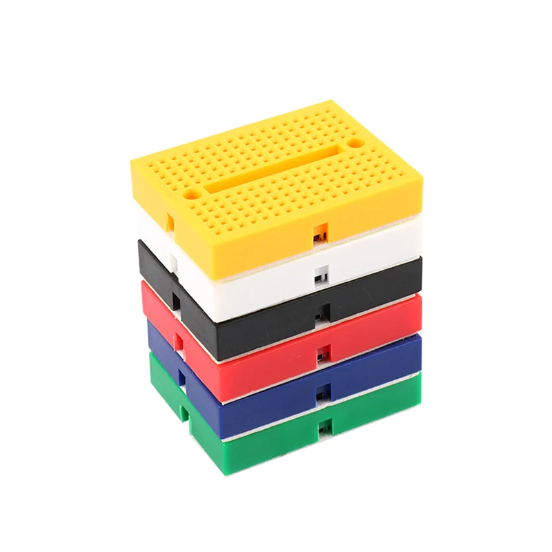 Groothandel SYB-170 Mini Solderless Prototype Experiment Test Breadboard 170 Tie-Punten 35*47*8.5 Mm