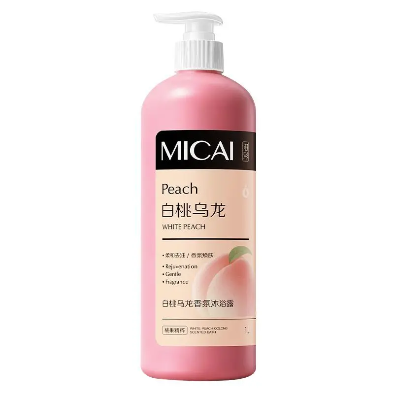 White Peach Oolong Fragrance Body Wash - Soothing, Purifying, Helps Improve Back Acne & KP, Smoothing Rough Skin