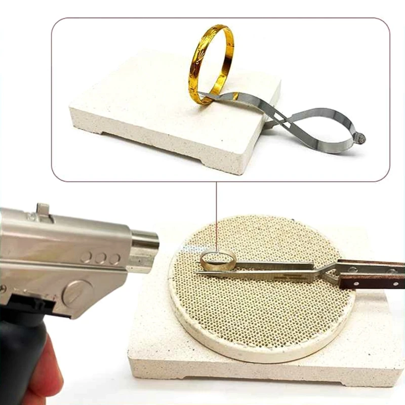 Versatile Jewelry Tool Fireclay Stone High Heat Resistance for Welding Projects