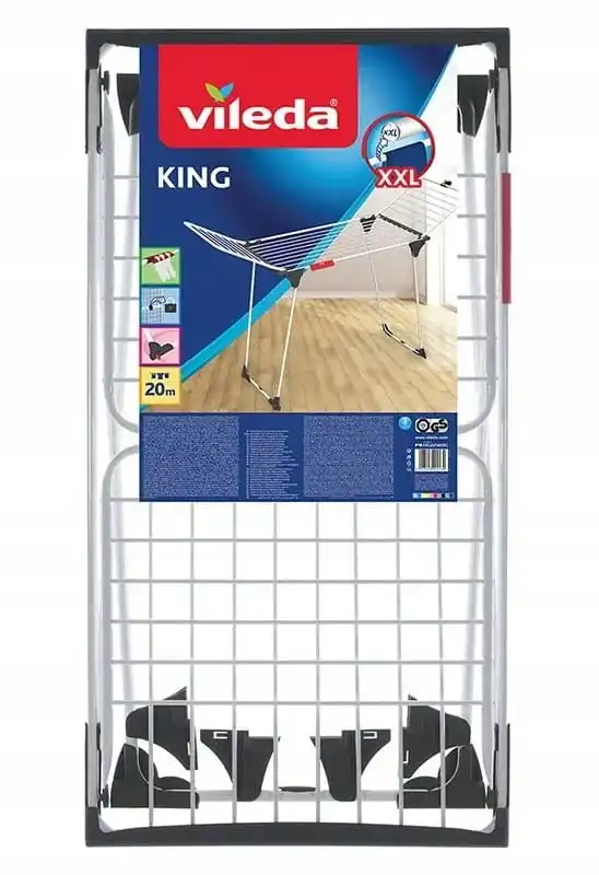 Ondergoeddroger 174x57x91cm Vileda op wielen