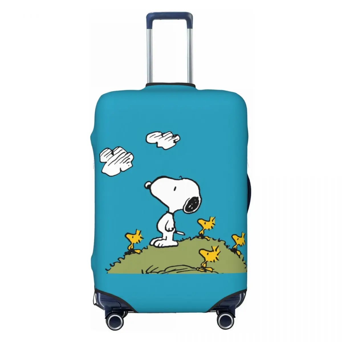 Custom Cute Cartoon Snoopy Luggage Cover Cute Suitcase Protector Covers Suit For 18-32 inch