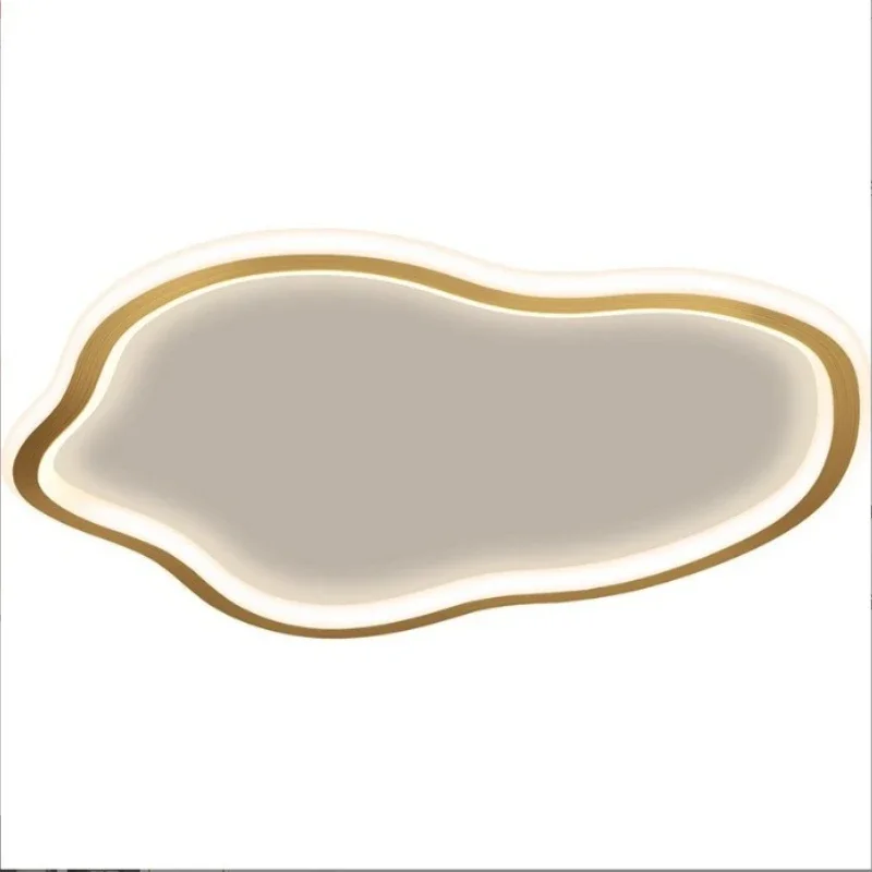 

All-copper minimalist light luxury bedroom ceiling lamp Modern minimalist master bedroom room, study lamp