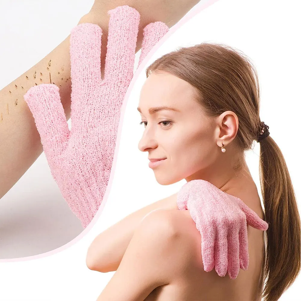 10PCS Body Wash Gloves Peeling Exfoliating Mitt Glove For Shower Scrub Gloves Resistance Body Massage SPA Sponge