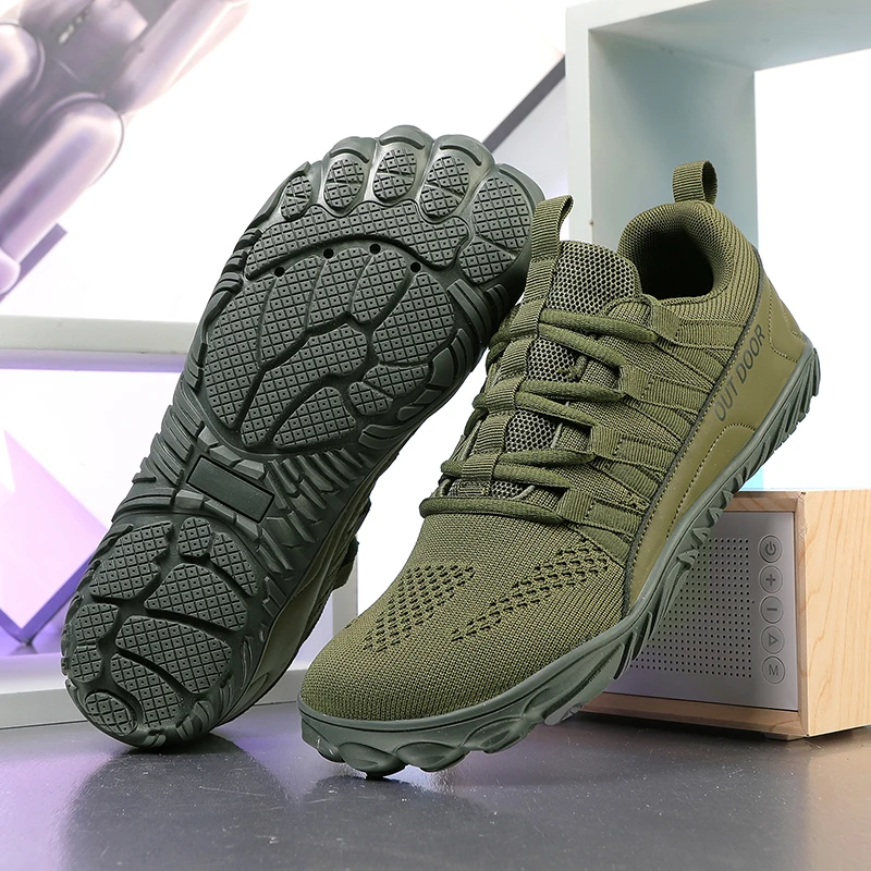 

Men‘s Hiking Shoes Plus Size Outdoor Sports Shoes Wide Palm Wide Last Shoes Barefoot Casual Shoes Indoor Yoga Fitness Shoes Male