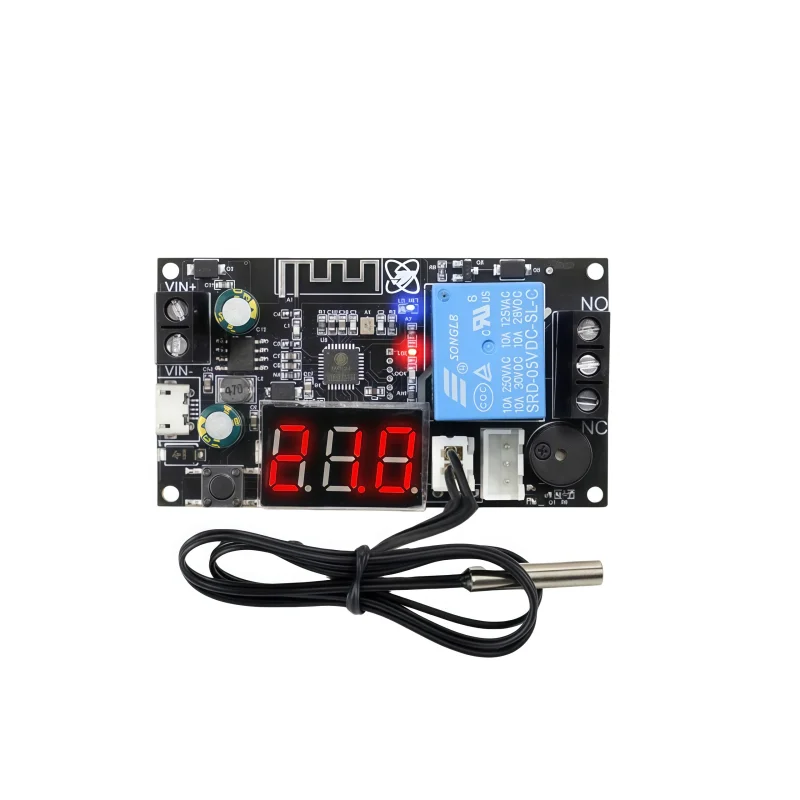 WIFI remote thermostat high-precision temperature controller module cooling and heating application temperature collection XY-WF