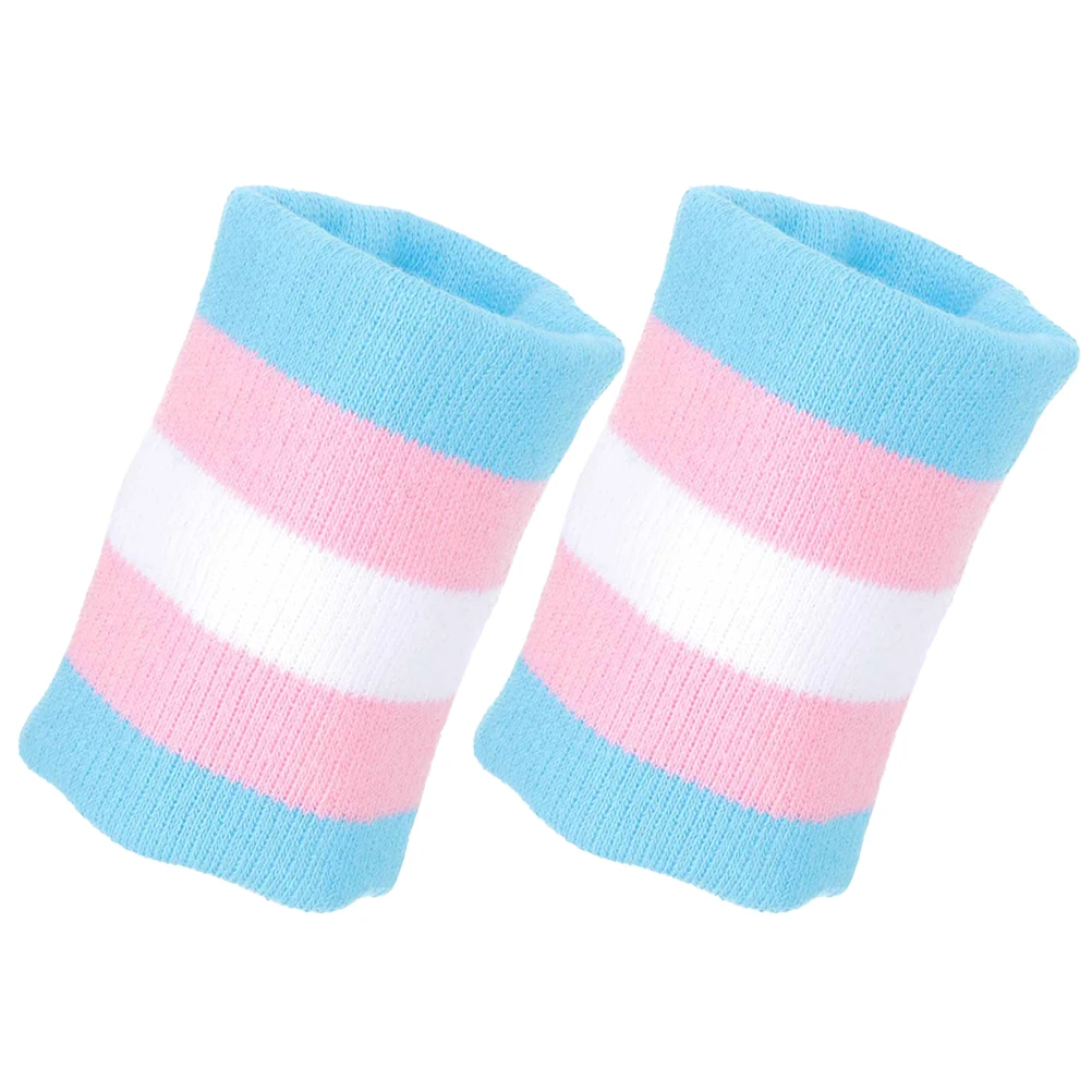 

1 Pair Sports Wristbands Absorbent Sweatbands Running Gym Basketball Long Size Soft Material Fitness Accessories Tennis