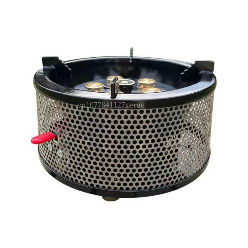 8000W Portable Outdoor Picnic Gas Stove Camping Windproof Gas Stove Small and Lightweight Camping Equipment Card Type Stove