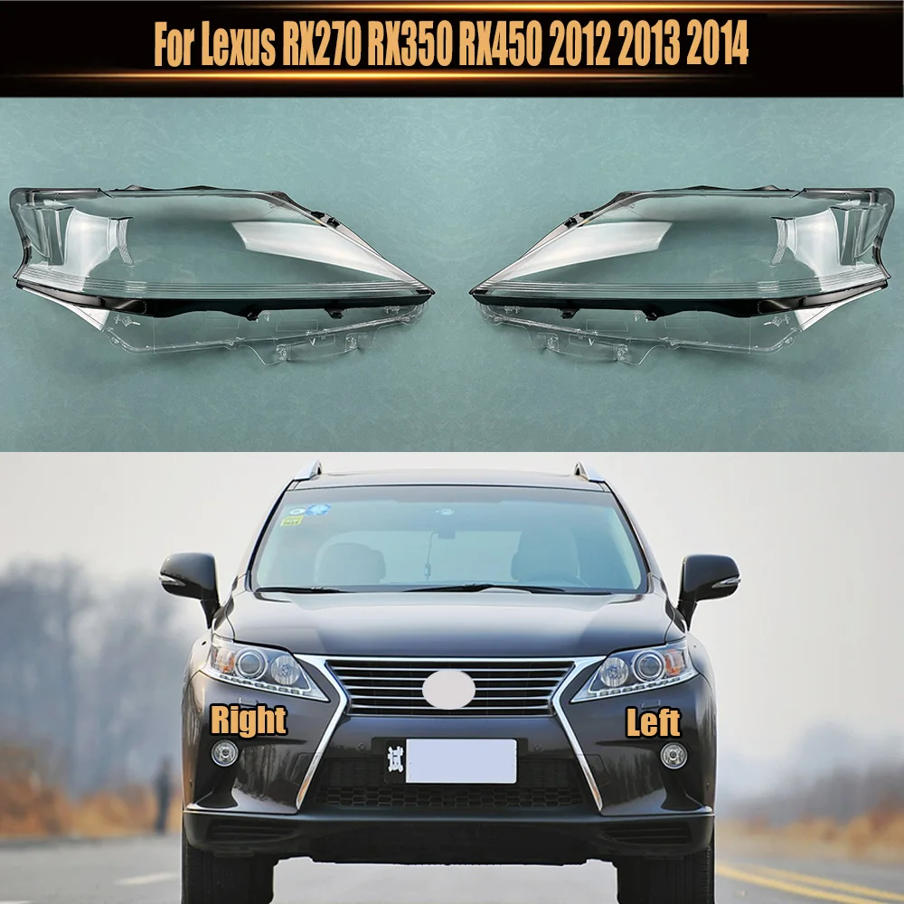 

Автомобильные аксессуары для Lexus RX270, RX350, RX450, 2012, 2013, 2014, крышка налобного фонаря, прозрачная затеняющая лампа, корпус налобного фонаря, объектив из оргстекла