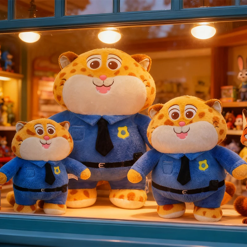 

Disney Zootopia Toys And Accessories: Inspector Leopard Plush Toys Cute Dolls Birthday Gifts Sleeping Pillows Home Presents