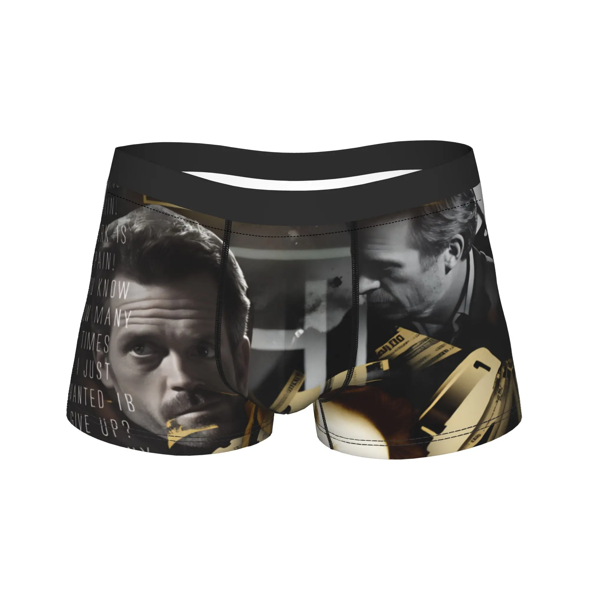 

Мужские трусы-боксеры Doctor House с забавным принтом, большие размеры, хит продаж