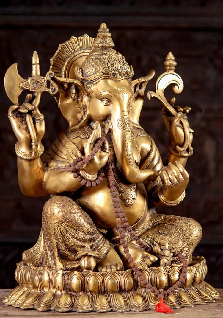 Large Outdoor Decorations Golden Garden Statue Collection