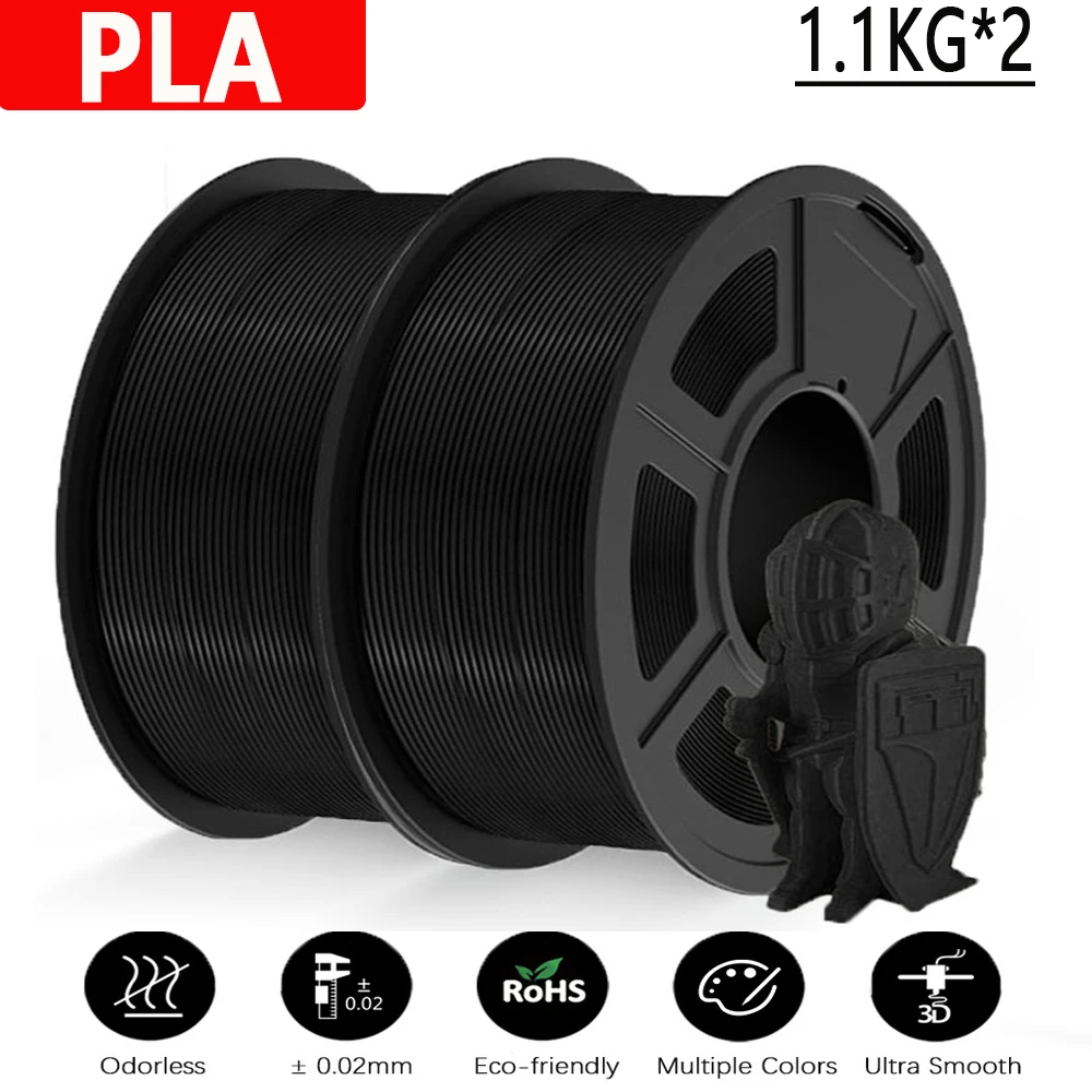 JAYO 2 rollen 3D PETG/PLA/PLA PLUS/HS PLA/PLA Meta/PLA Mat/ZIJDE 3D-printerfilament 1,75 mm 3D-printmaterialen voor 3D-printer