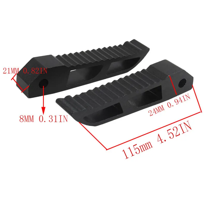 Universal Motorbike Pedal Electric Scooter Pedal Aluminum Alloy Foot Rest For Citycoco Electric Scooter Harley Electric Scooter