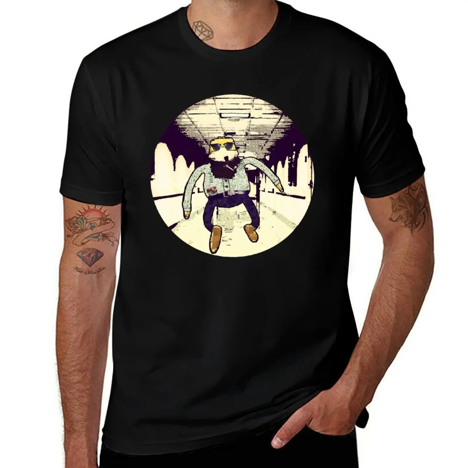Hyperic T-Shirt Industrial Work Tee Shirt T-Shirt