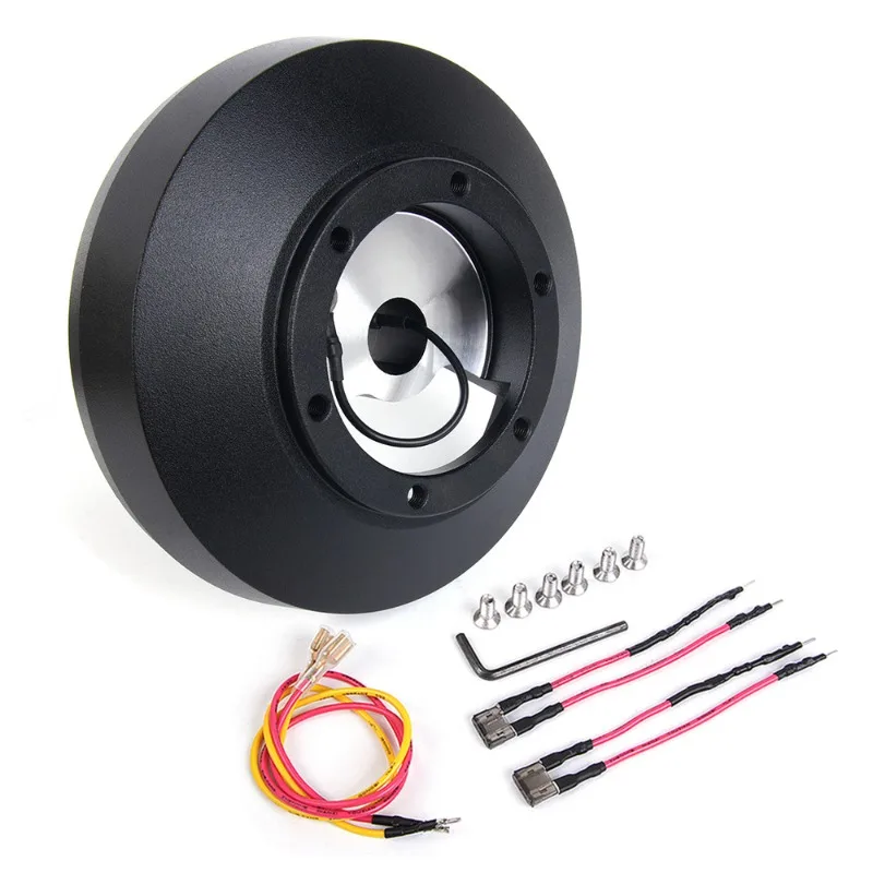 179H Steering Wheel Hub Adapter Aluminum 70mm6 Bolts for 1994-2004 Ford Mustang