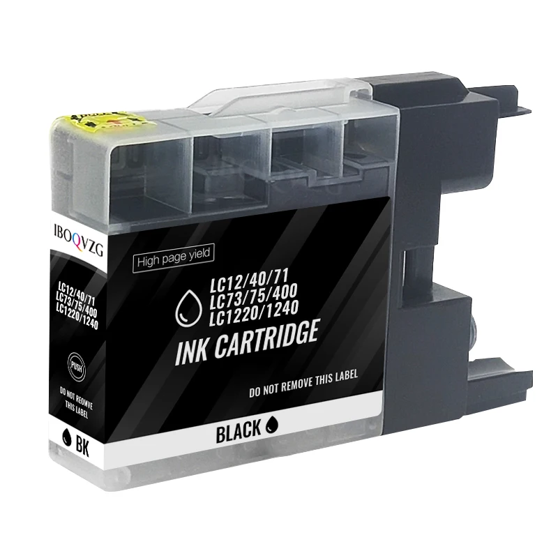 Cartucho de tinta IBOQVZG Compatible con Brother LC75 LC1240 LC1280 para Brother MFC J6510DW J6710 J6910DW J6710DW J430W J5910DW