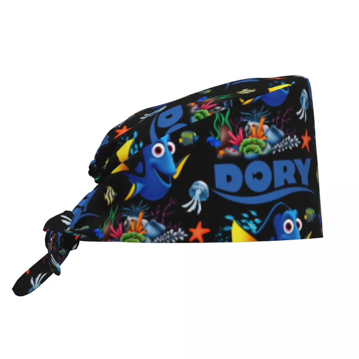 DORY Finding Nemo Anime Cleaning Working Cap Comfortable Unisex Cartoon Scrub Cap Surgicals Hat Nurse Scrubs Hat For Dentist