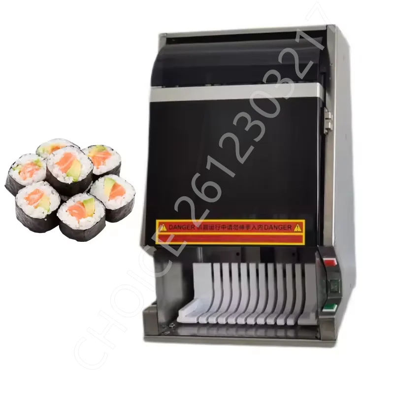 

110/220V Automatic Electric Commercial Sushi Cutter Slicer Sushi Cutting Machine Sushi Slicer for Snack Shop