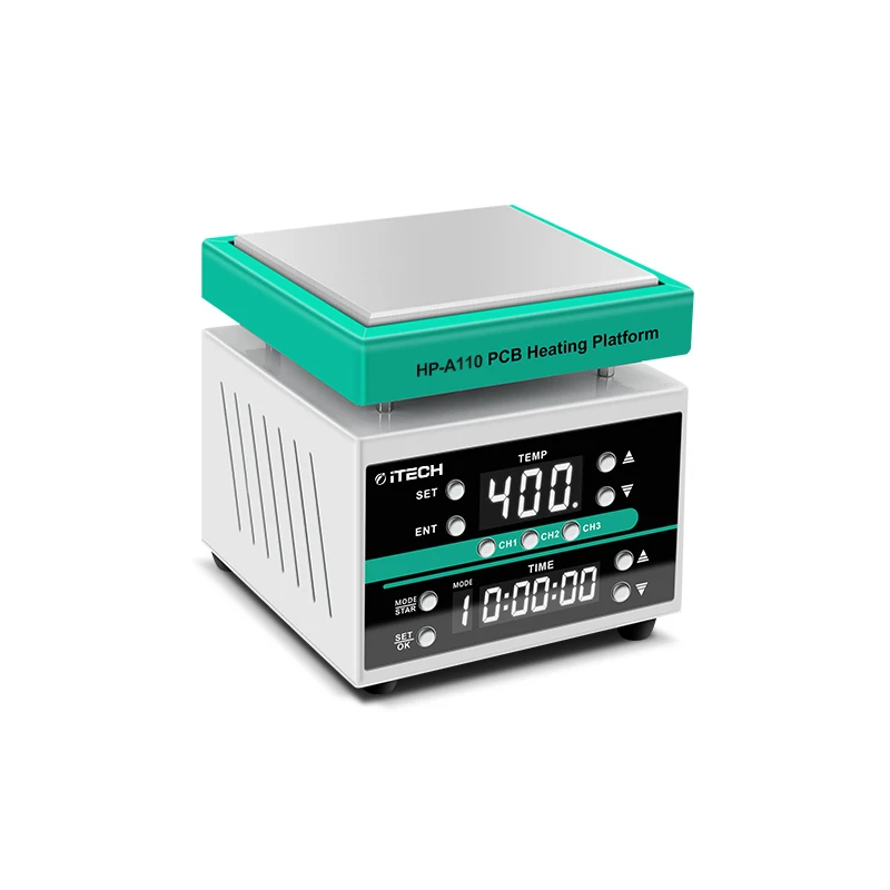 Hot Plate Digital Soldering Preheating Rework Station PCB SMD Board Soldering Plate Heating Table 400° Repair Tools