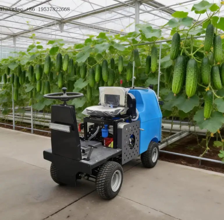 Vegetable greenhouse pesticide spraying four-wheel agricultural sprayer, multiple spraying effect agricultural sprayer
