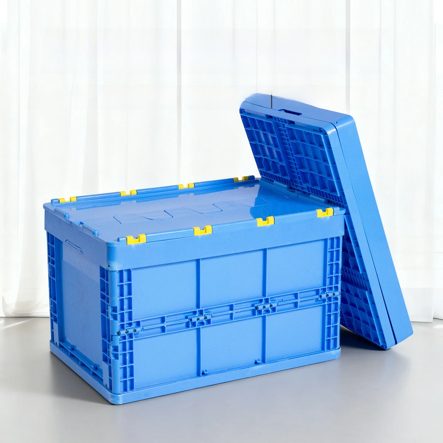 

Thiened Plastic Storage Box Large Size Mutil-functional Storage Box Warehouse Box Plastic Relay Box Foldable Storage Box