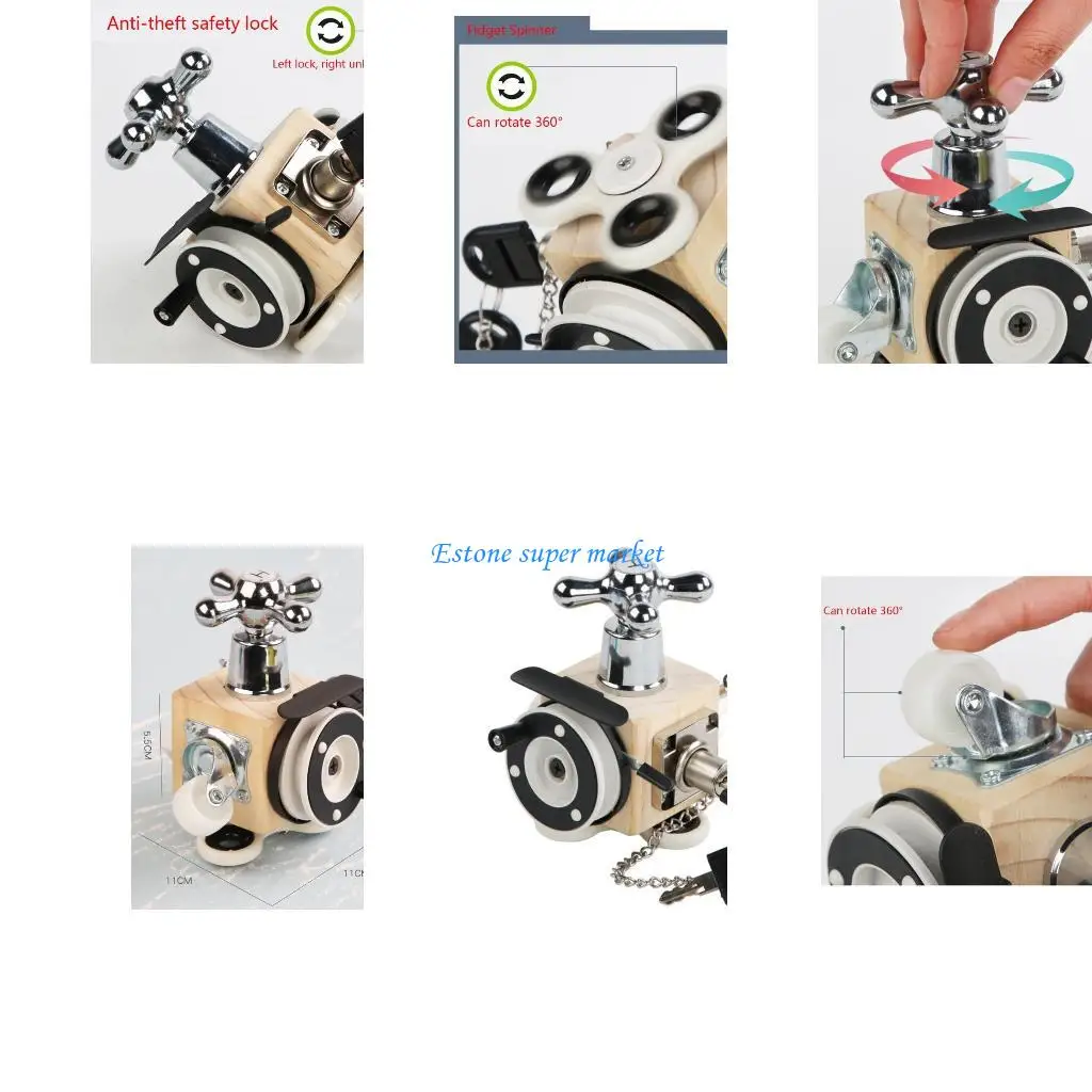 

090B Children Early Educational Appliance Novelty Kids Busy Blocks Game Novelty Children's Funny Improve Intelligence