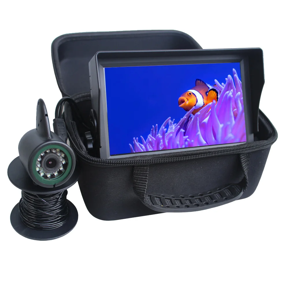 Imagem -02 - Câmera de Pesca Subaquática Os7bfc Tela Lcd Inch Usada para a Pesca do Lago no Gelo e Pesquisa Subaquática