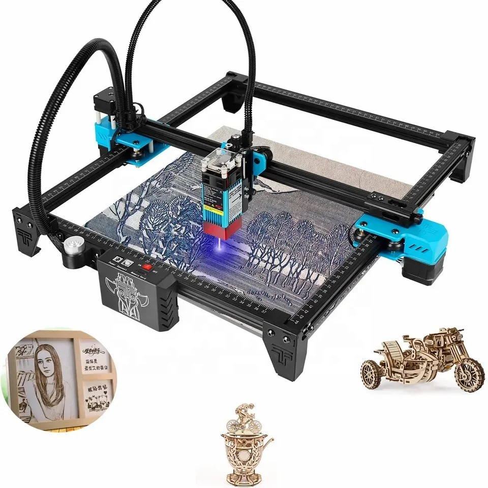 ActionLasers 10W High Quality High Precision Laser Engraving Machine Printer Diy Handicraft Wood Cutting Machine Laser Printer