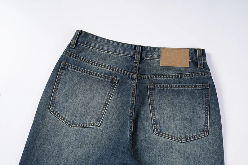 フレアジーンズ男性ブーツカットデニムパンツスリム 2025 春夏ジーンズ全身ズボンヴィンテージストリート紳士服