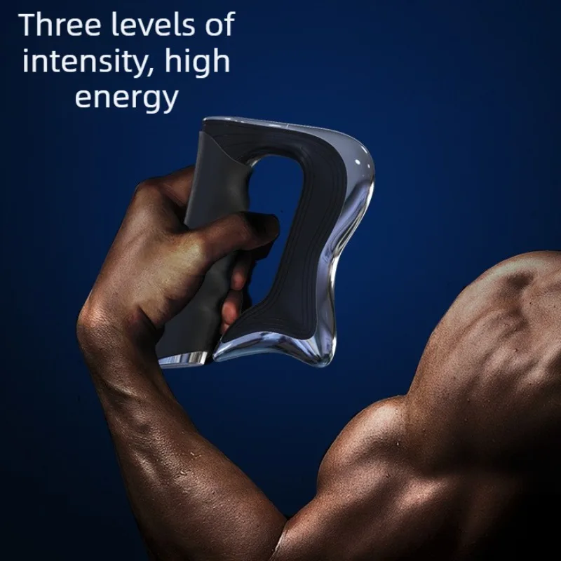 

Электрический перкуссионный массажер для глубокой стимуляции мышц и снятия боли в мышцах