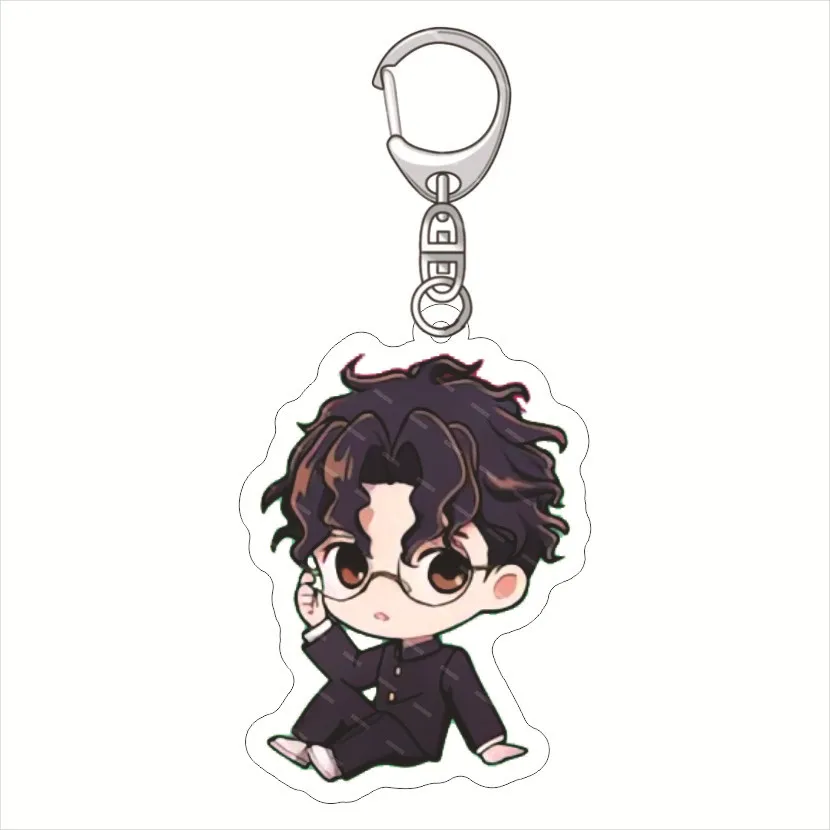 Dandadan Anime Momocute Bag Charms Acrylic Key Ring Keychain Jewelry Girl Pendant Cartoon Fashion Children Gift Accessories