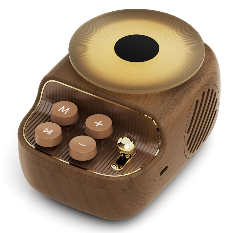 

Retro Bluetooth Audio Portable Small Speaker Wireless Record Player