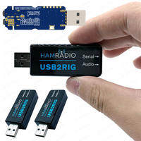 USB2RIG Radio USB Sound Card Connector USB Sound Adapter USB Sound Card Connector Adapter for KENWOOD YAESU ICOM Business Radio