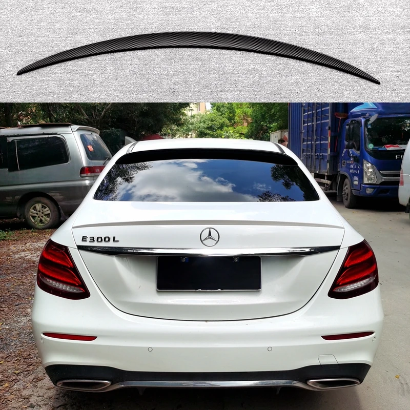 For Mercedes Benz W213 AMG 2016-2023 ABS Spoiler Car Tail Wing Decoration Rear Trunk Spoiler High Quality ABS Car Rear Wing