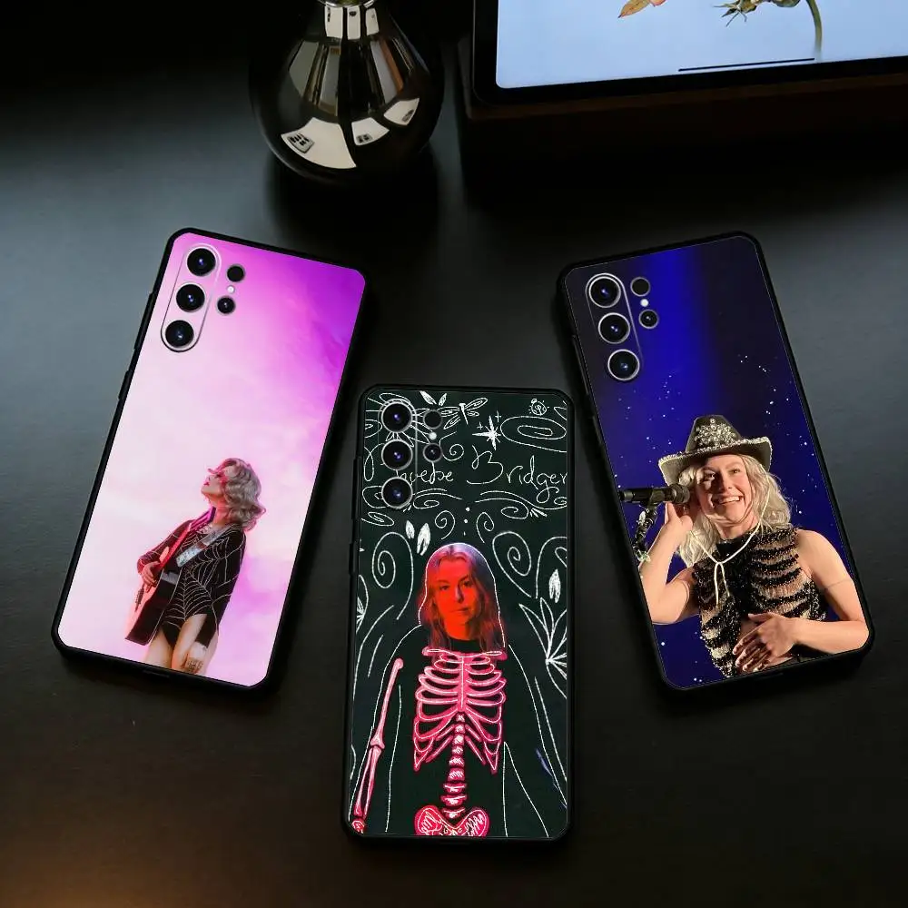 Popular Singer Phoebe Bridgers Phone Case For Samsung S25,24,21,22,23,30,Ultra,20,Plus,Fe,Lite,Note Soft Black Cover
