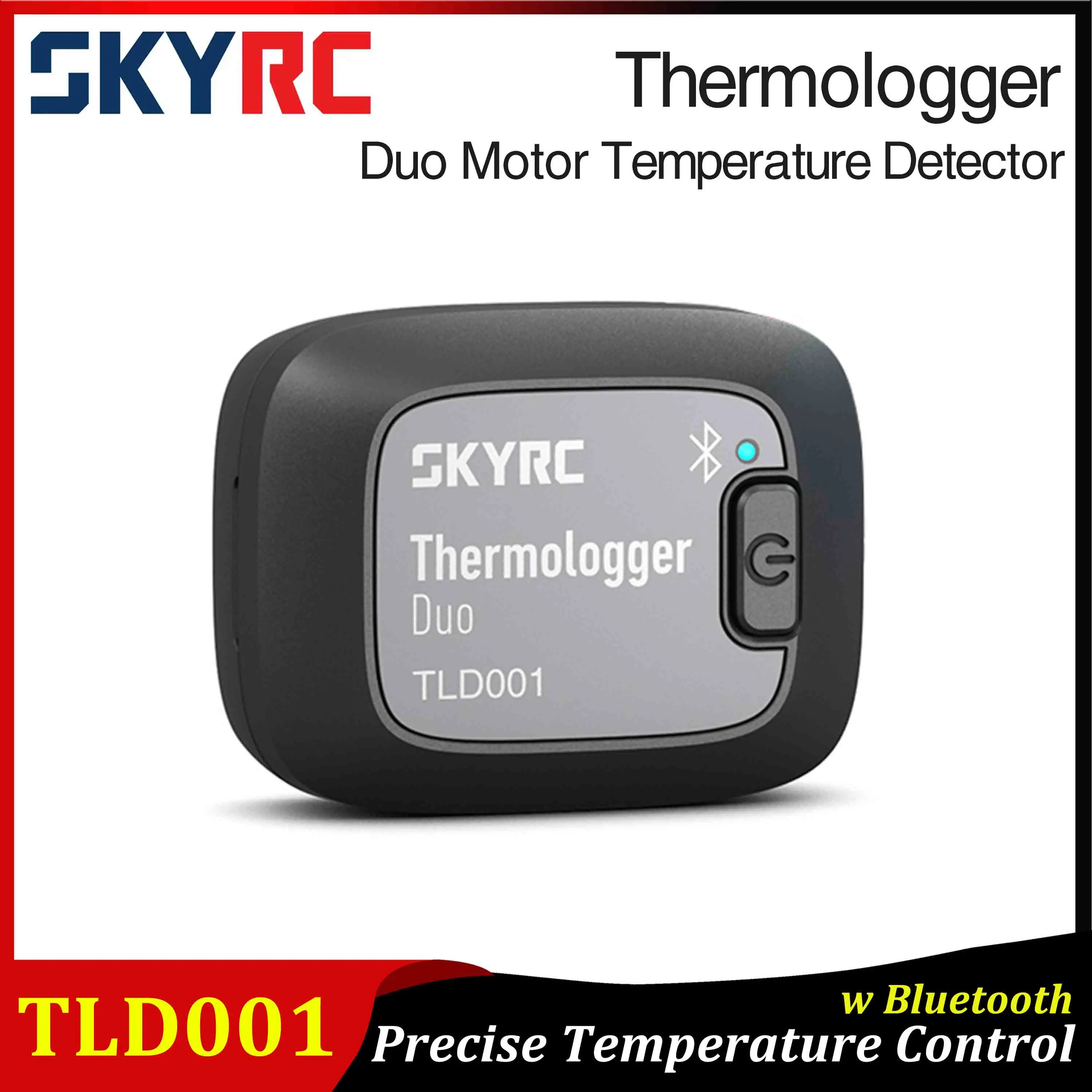 เครื่องตรวจจับอุณหภูมิมอเตอร์คู่ SKYRC Thermologger รุ่น TLD001 พร้อมแอป Bluetooth ควบคุมอุณหภูมิได้อย่างแม่นยำ รุ่น SK-500043