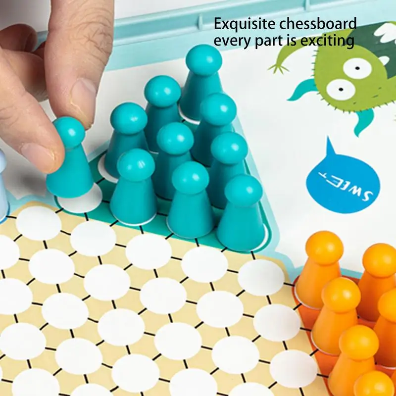 Set di scacchi magnetici pieghevoli Set da viaggio per giochi di scacchi educativi portatili riutilizzabili per riunioni di famiglia, feste per bambini