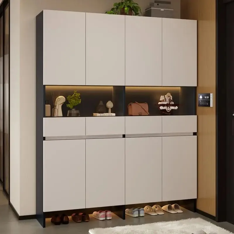 

Luxury Living Room Shoe Cabinets Storage Large Modern Big Size Salon Shoe Cabinet Wooden Entrance Hall Zapatero Home Products