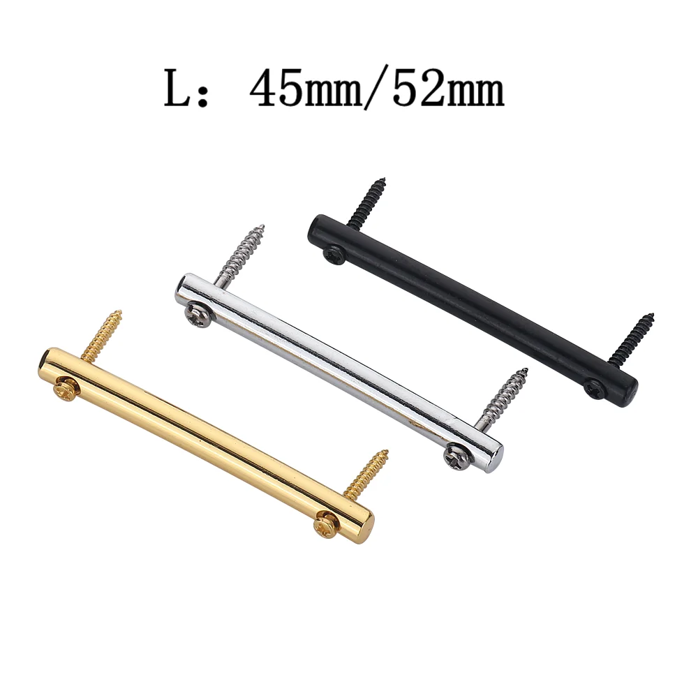 2pcs Guitar String Retainer Bar String Trees Guides Guitar Replacement Parts Comes With 4 Mounting Screws 45mm/52mm