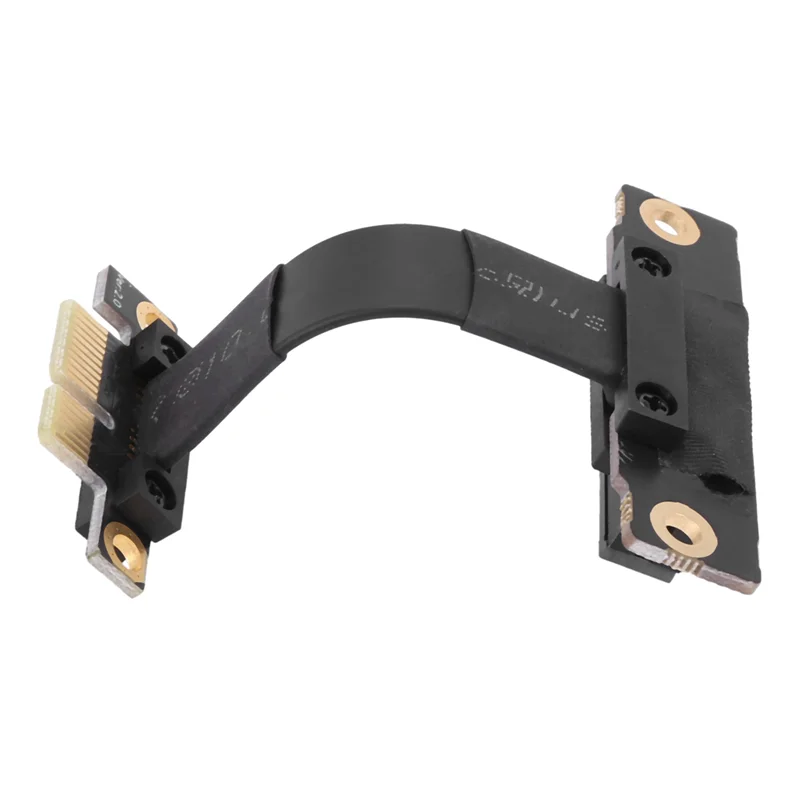 EDT-3X PCIE X1 Riser สาย Dual 90 องศามุมขวา PCIe 3.0 X1 ถึง X1 สาย 8Gbps PCI Express 1X Riser การ์ด 5 ซม.