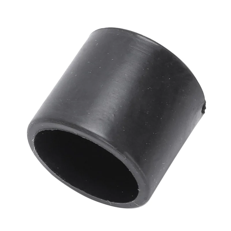 B03C-300 قطعة من المطاط الأسود PVC غطاء نهاية مستدير مرن غطاء قدم مستدير 12 مم