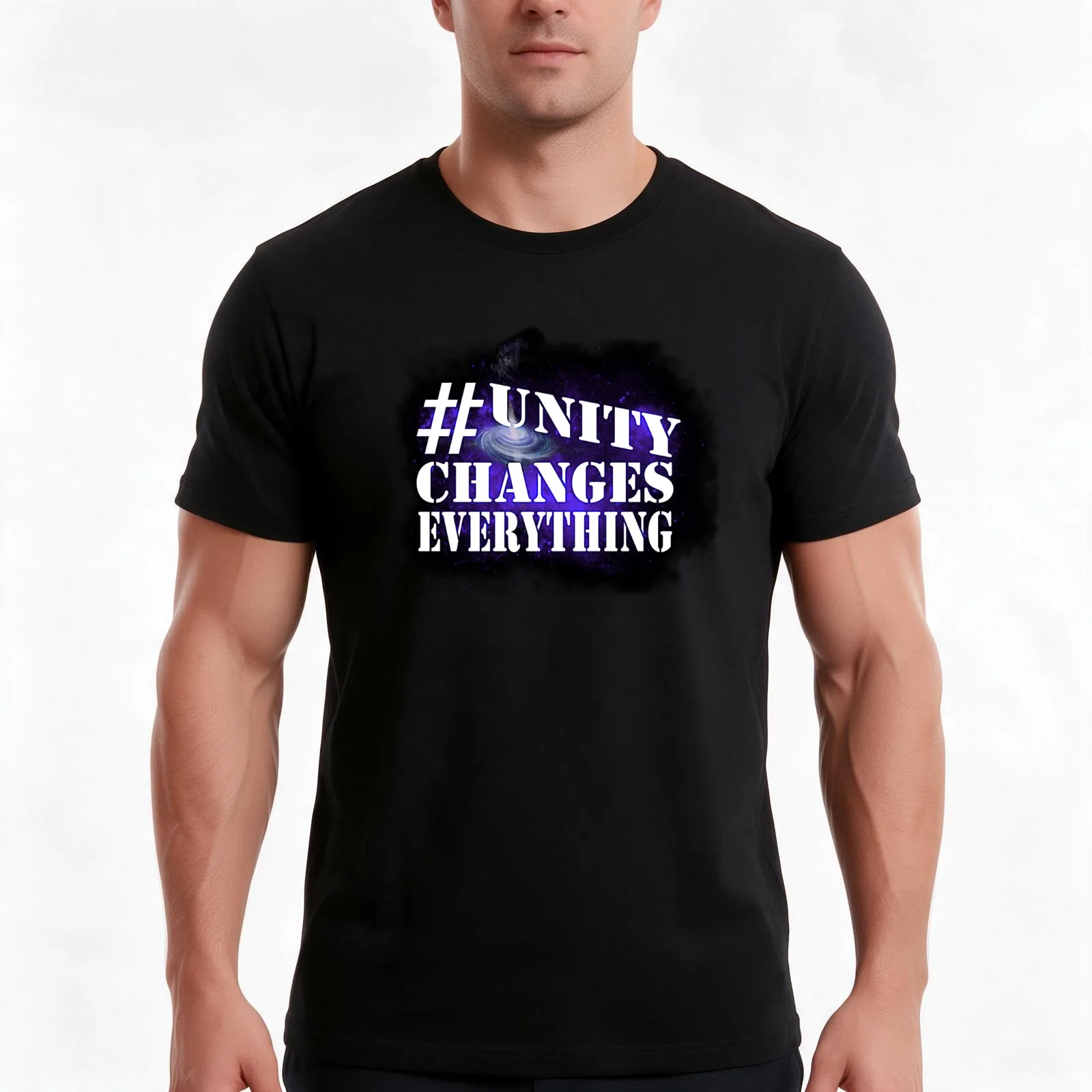 Unity Changes Everything T-Shirt Summer Casual Cotton Tee Oversized Streetwear Tops Vintage Graphic Print Unisex Men Women