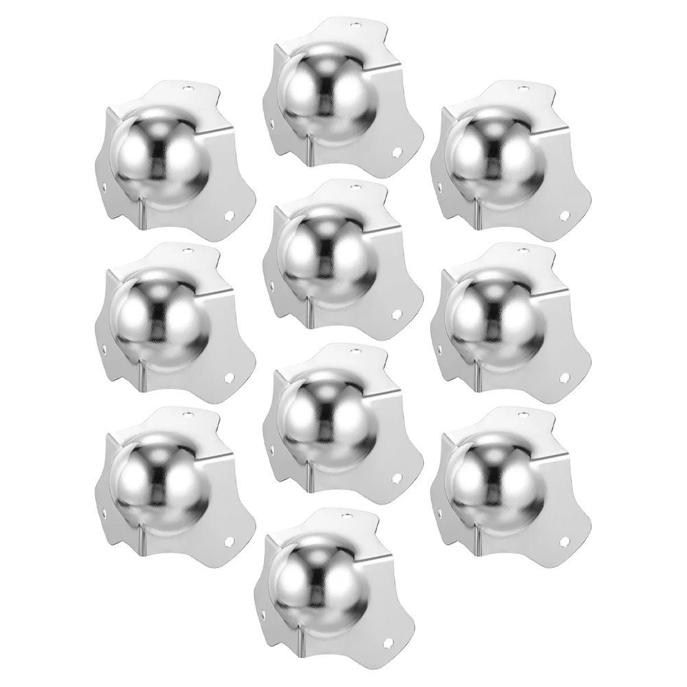 ตัวป้องกันมุมกล่องโลหะ 10 ชิ้น แข็งแรง ทนทาน สำหรับตู้ไฟฟ้า กล่องขนส่ง ใช้แทนอะไหล่ฮาร์ดแวร์