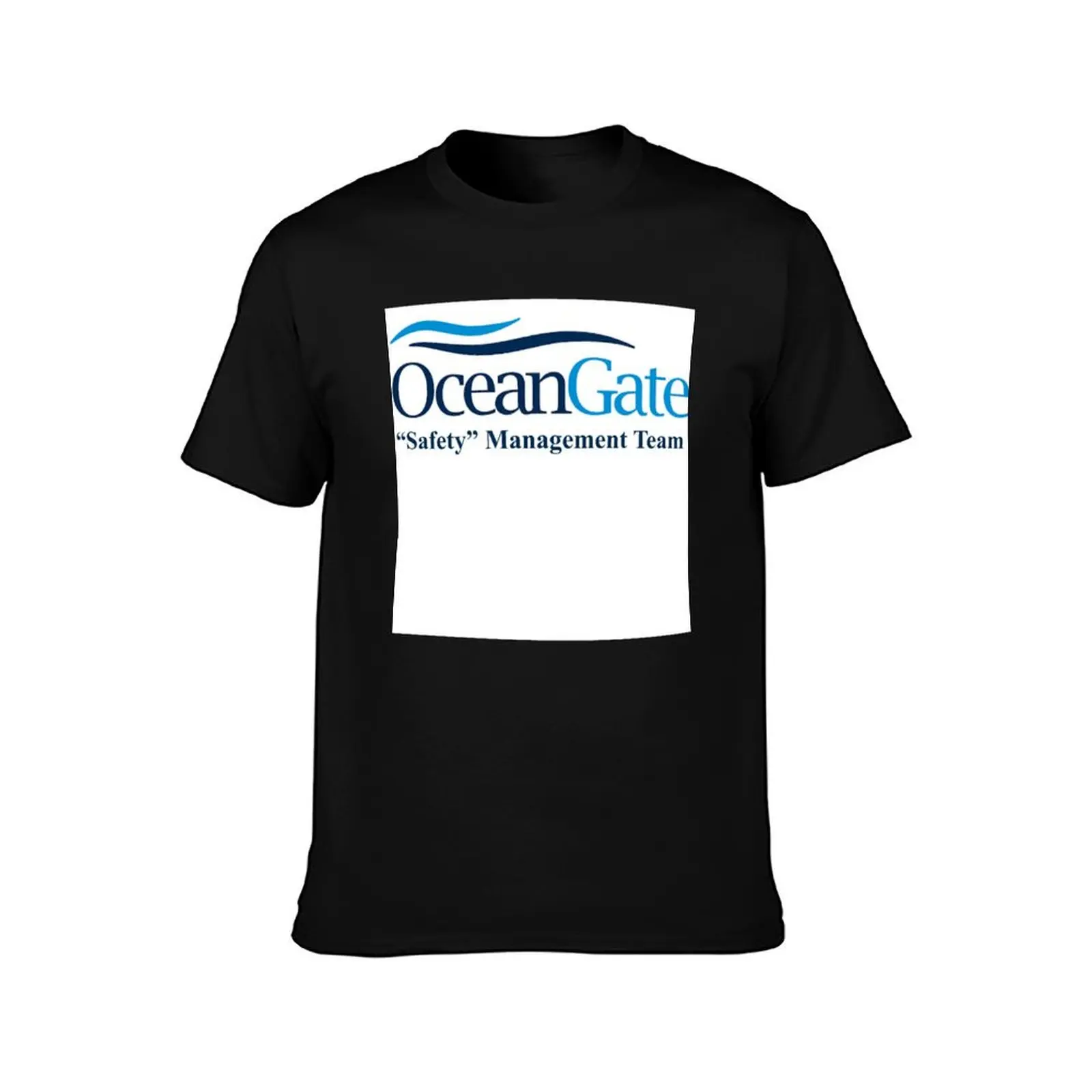 Ocean Gate Safety Management T-Shirt Relaxed Casual Short Sleeve Tee T-Shirt