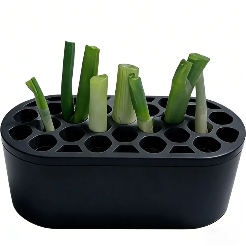 Water Reservoir Base Hydroponic Planting Pots Breathable Plastic Planting Basket Nursery Pots Multifunctional Green Onion Pots
